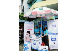 Làm thị trường tại chợ đầu mối Tân Bình